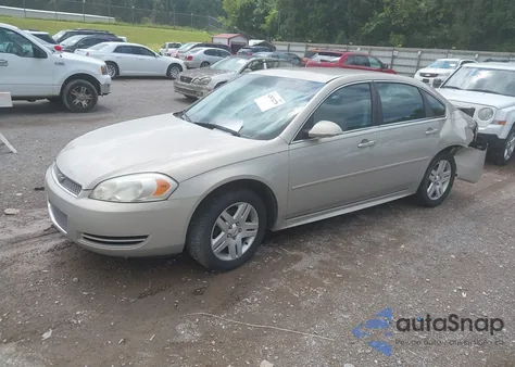 2012 Chevrolet Impala Lt из США, поврежденный, VIN 2G1WG5E37C1107392